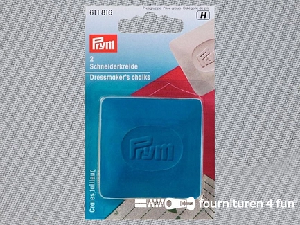 Prym kleermakerskrijt 2 stuks - geel + blauw - 611816