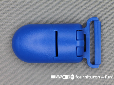 Kunststof clips 20mm kobalt blauw