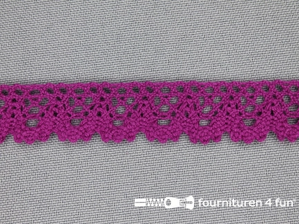COUPON 7 meter Ibiza broderie 16mm cyclaam