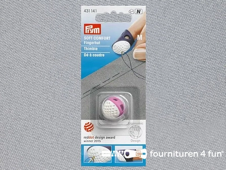 Prym ergonomics vingerhoed - M - roze - 431136