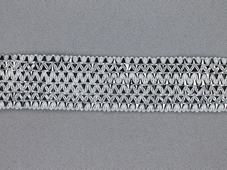 Bling bling band 25mm zilver