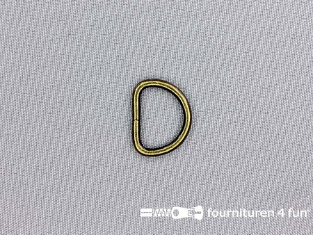 Heavy duty D-ringen 20mm brons