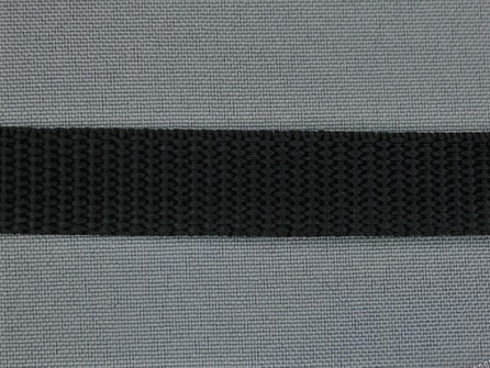 Parachute band 15mm zwart