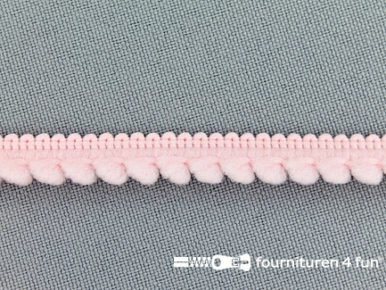 Bolletjesband - 10mm - licht roze