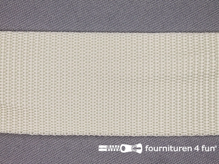 COUPON ruim 16 meter (5 stukken, 2,6 + 6,5 + 3,25 + 1,7 + 2) Parachute band - 40mm - ecru