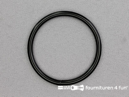 Stalen ring - 45mm - zwart