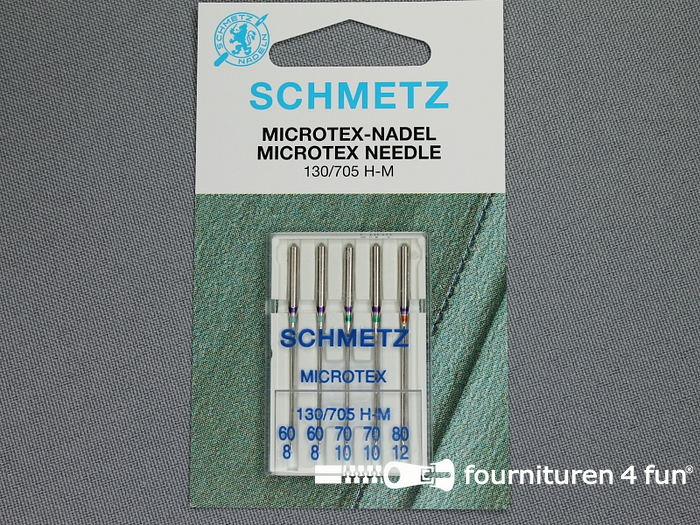kroon defect Superioriteit Schmetz machine naalden - microtex 60-70-80 kopen? Fournituren4fun®