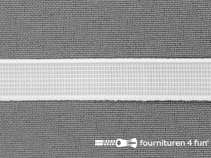 Baleinenband 12mm rigi wit