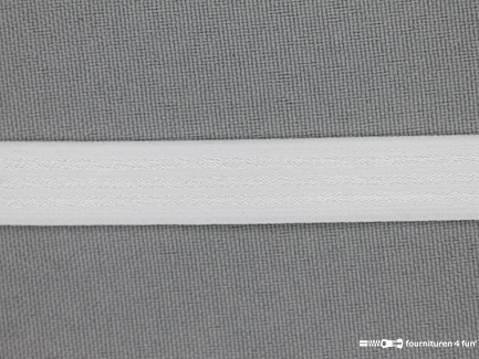 Schouderband elastiek 12mm wit