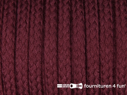 Rol 100 meter jassen koord - 6 tot 8mm - bordeaux 