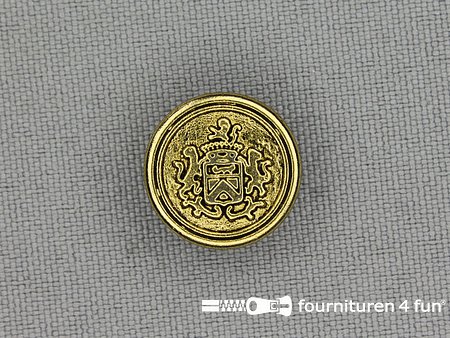 Gouden knoop 15mm wapen