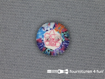 Ibiza knoop 13mm multicolor