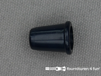 Koorduiteinde - kunststof - 10x14mm - marine blauw