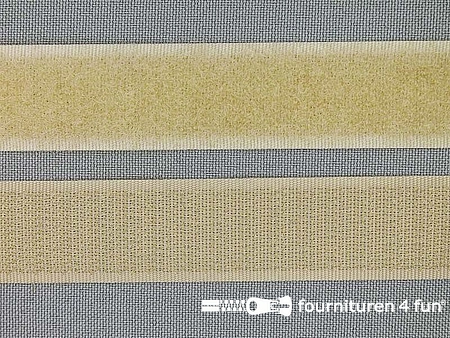 Klittenband - 20mm - beige