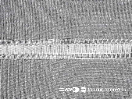 Rol 100 meter plooiband - 24mm - transparant