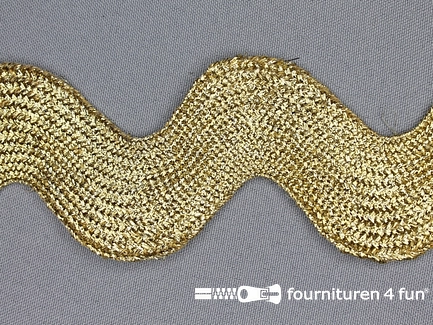 Zigzag band goud XXXL 54mm 