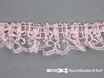 Nylon kant 32mm roze