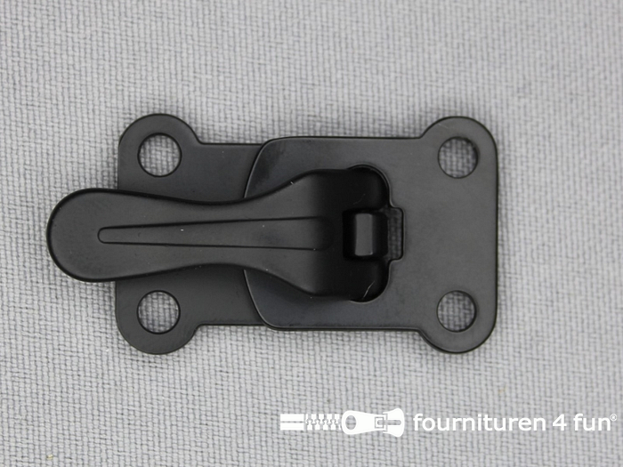 bezig Conclusie kloof Metalen clips 23mm mat zwart kopen? Fournituren4fun®