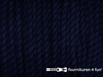 Katoen polyester koord 2,5mm marine blauw