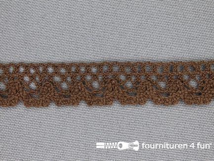Ibiza broderie 16mm licht bruin