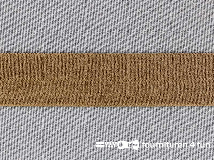 Rekbare vouwtres 20mm camel