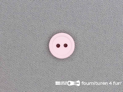 Kunststof knoop 13mm roze