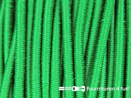 Rol 100 meter elastisch koord 2,5mm groen