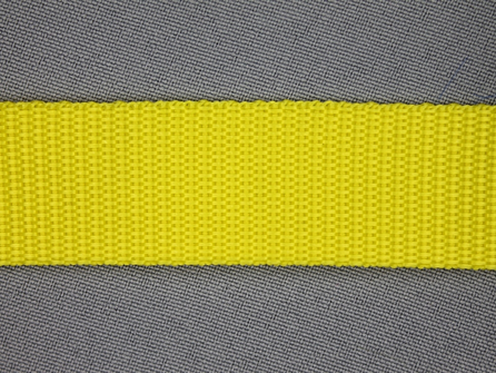 Parachute band 25mm geel