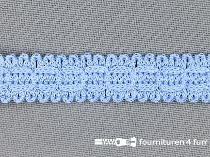 Rol 25 meter nylon galon 14mm licht blauw
