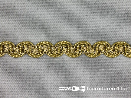 Kaart 25 meter goud band 10mm antique goud