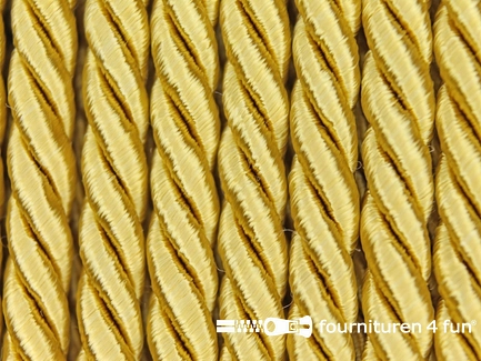 Viscose meubel koord - 5mm - goud geel
