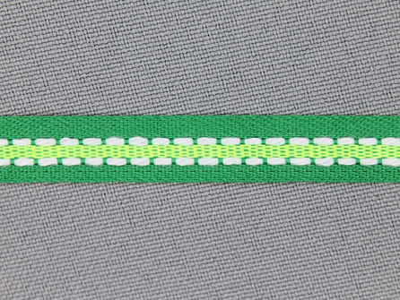 Modern band 8mm stippellijn groen - neon groen