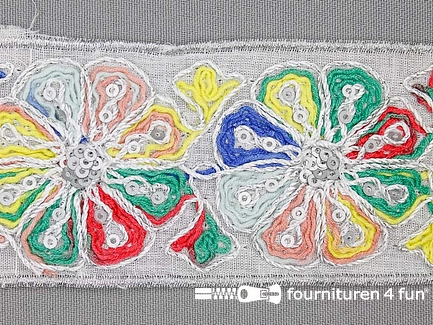 Jacquard band 55mm multicolor