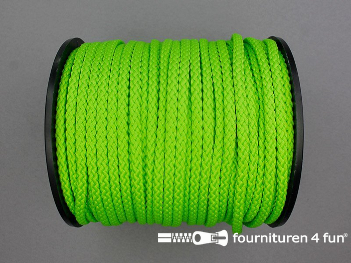 bevolking strijd uitvoeren Rol 50 meter polypropyleen touw - 4mm - lime groen kopen? Fournituren4fun®