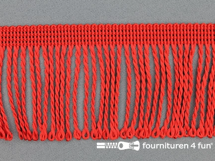 Nylon franje - 60mm - rood