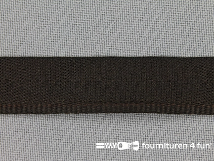 Stootband 15mm donker bruin
