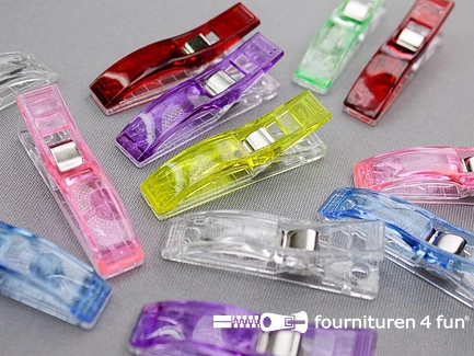 Wonderclips - grote knijpertjes i.p.v. spelden - 10 stuks