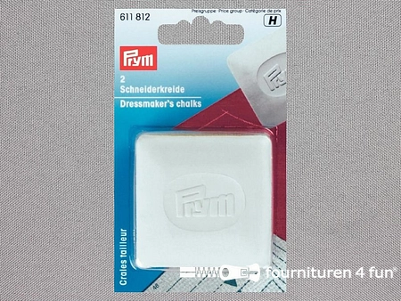 Prym kleermakerskrijt 2 stuks - wit - 611812