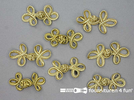 RESTANT 8 stuks Brandenburger 55x28mm goud - B-KEUZE