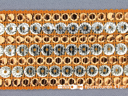 Party band 43mm oranje