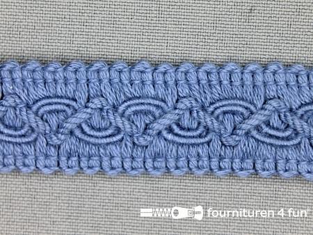 Katoenen galon - 20mm - licht jeans blauw