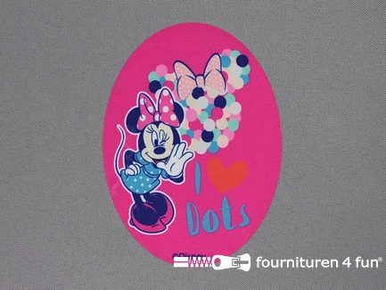 Mickey Mouse applicatie 80x110mm Minnie Mouse