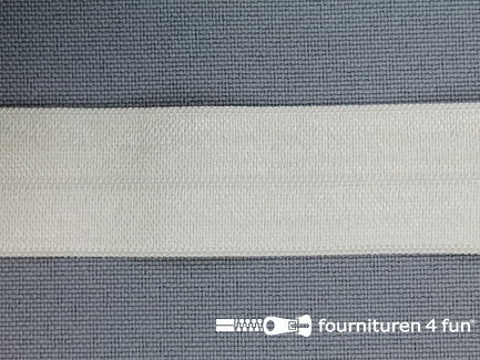 Elastische biasband 20mm ecru