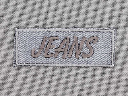 Applicatie 52x20mm 'Jeans'