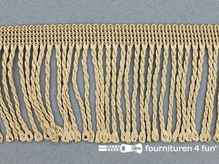 Nylon franje - 60mm - beige