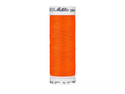 Mettler Seraflex - elastisch machinegaren - neon oranje (1428)