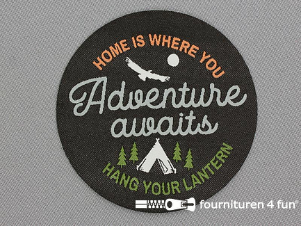 Applicatie Ø 80mm Adventure Awaits