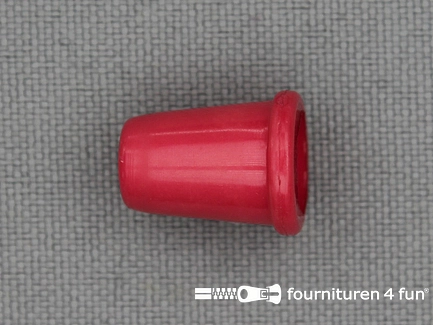 Koorduiteinde - kunststof - 10x14mm - koraal roze