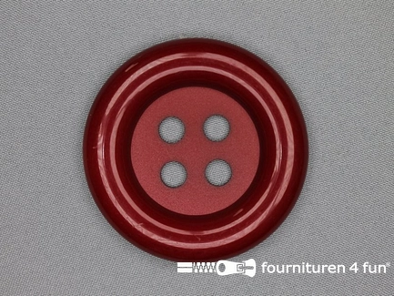 RESTANT 19 stuks - Clownsknoop 72mm bordeaux - BESCHADIGD