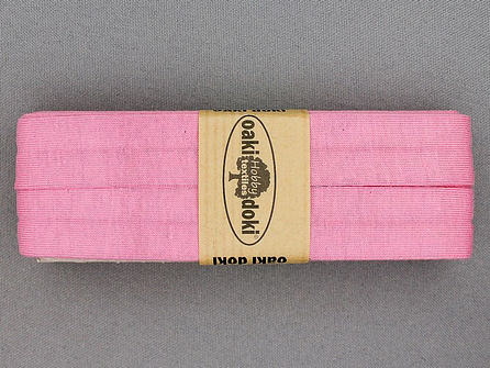Oaki Doki Tricot biaisband - 20mm x 3 meter - roze (016)